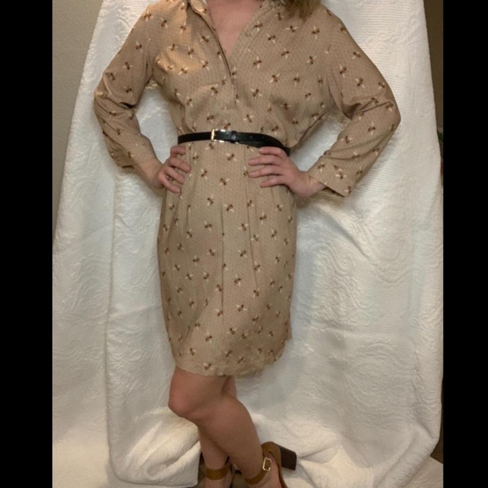 Avoca Honeycomb Bee Shirt Dress